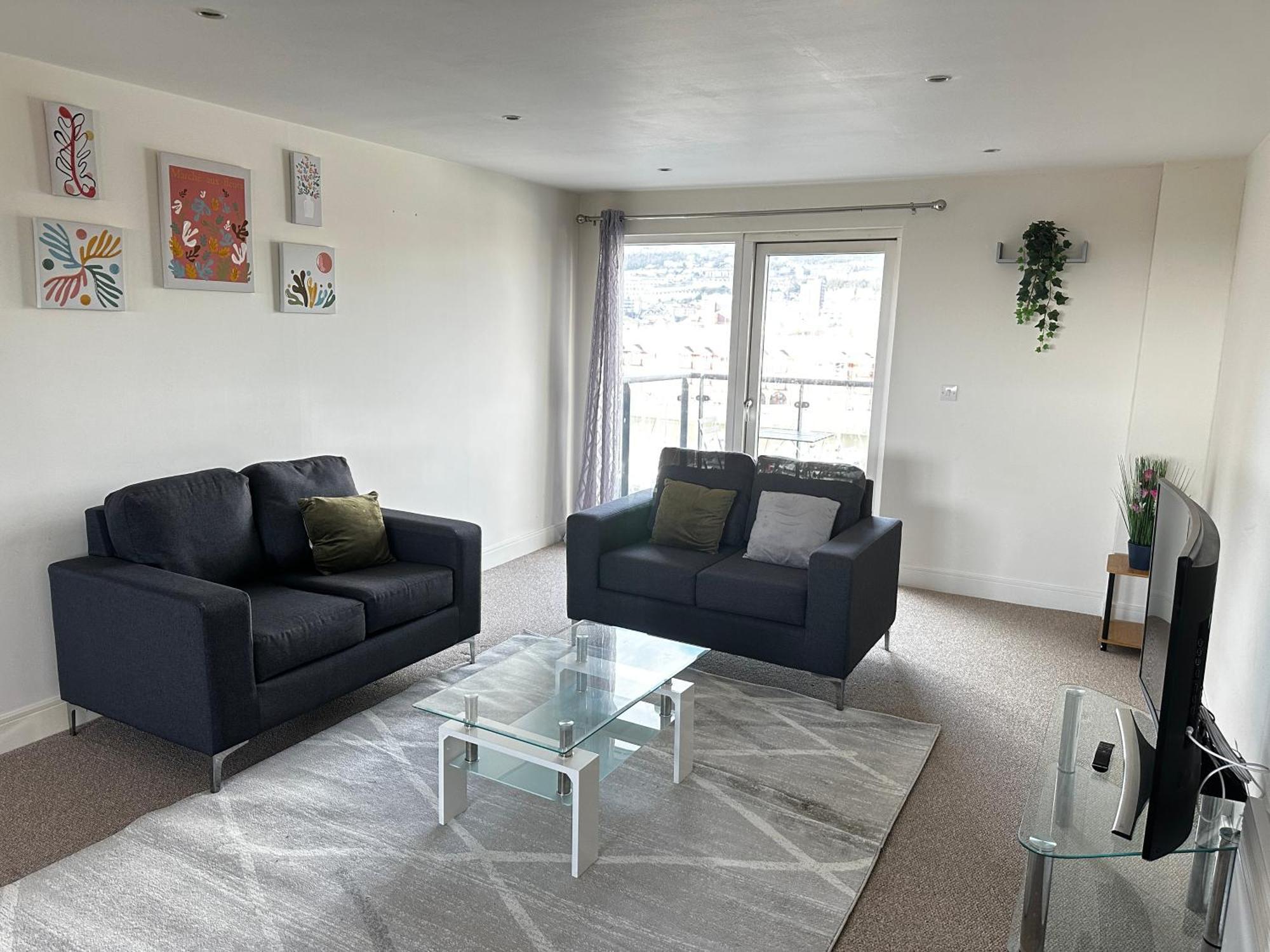 Coastline Apt Nearby The Beach Swansea Bagian luar foto